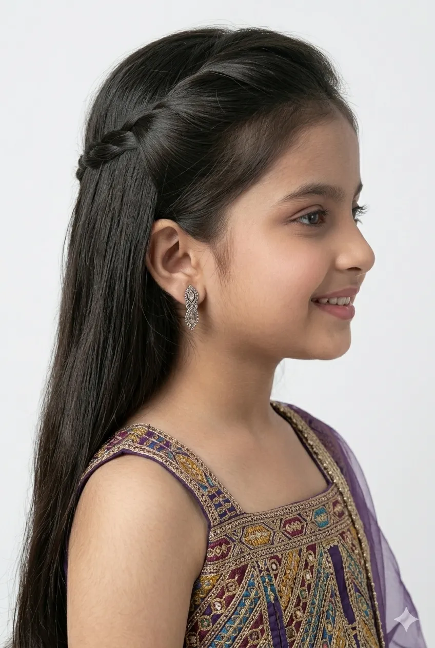 Remove term: Girls Purple Peplum Kurti & Palazzo Set with Dupatta Girls Purple Peplum Kurti & Palazzo Set with Dupatta