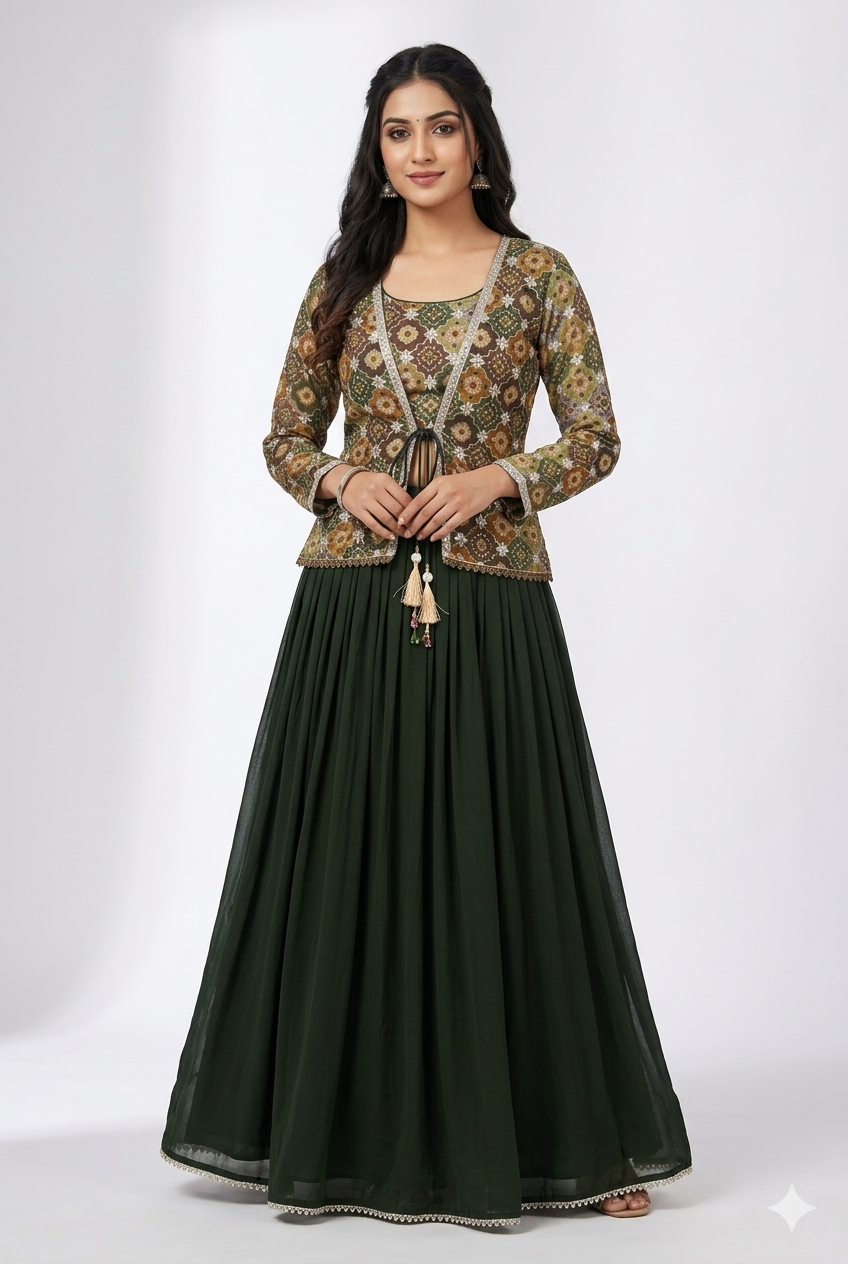: Premium Georgette with fine inner lining